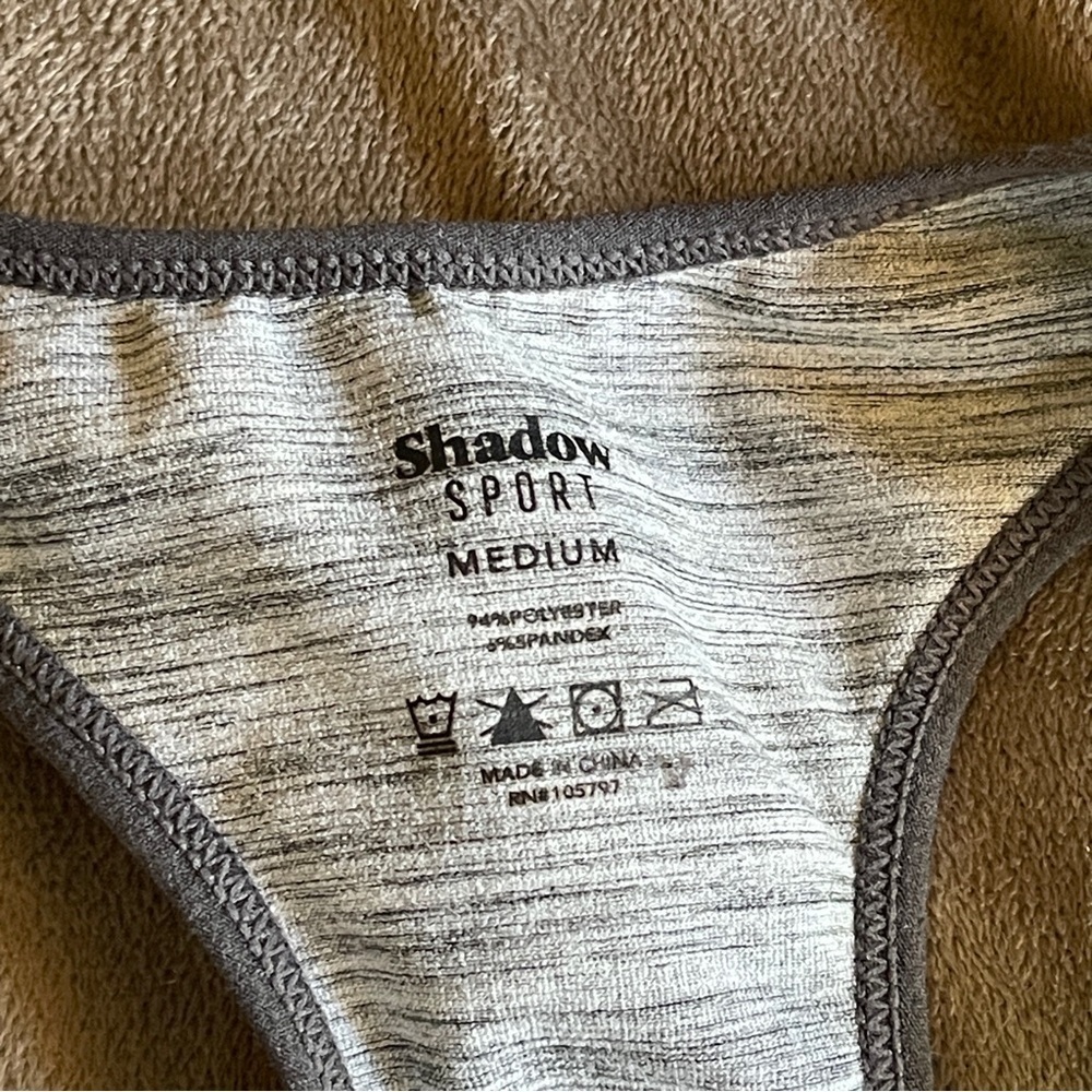 Shadow Sport Set of 2 Sports Bras Gray and Blue - Picture 4 of 7
